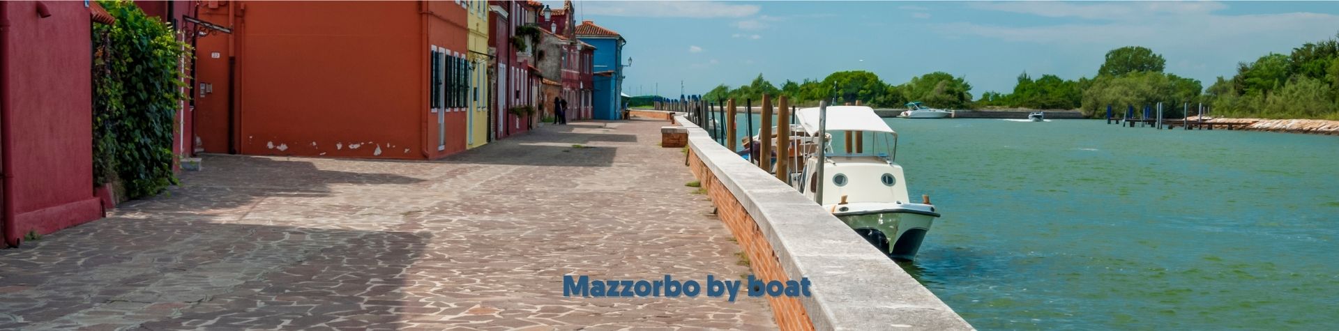 Mazzorbo by boat