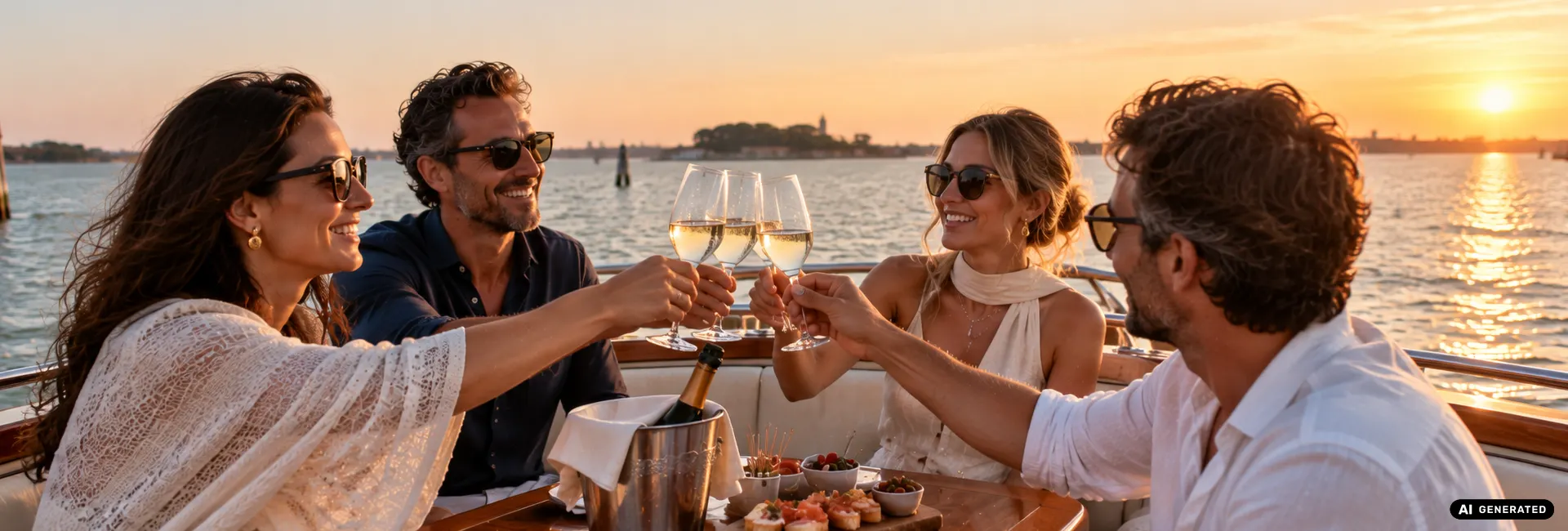 Boat Tours with Friends in Venice
