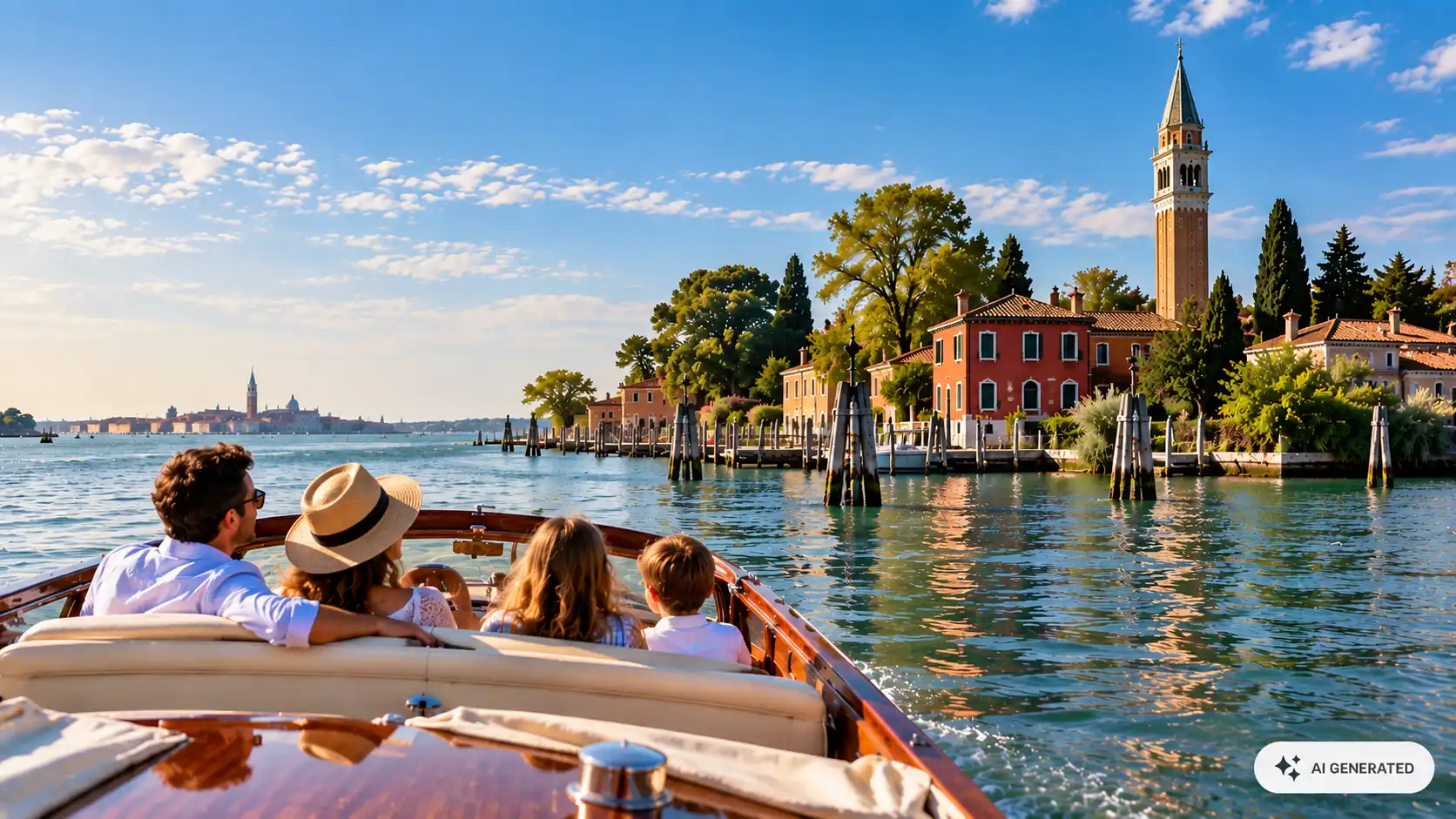 Giornata in barca a Venezia